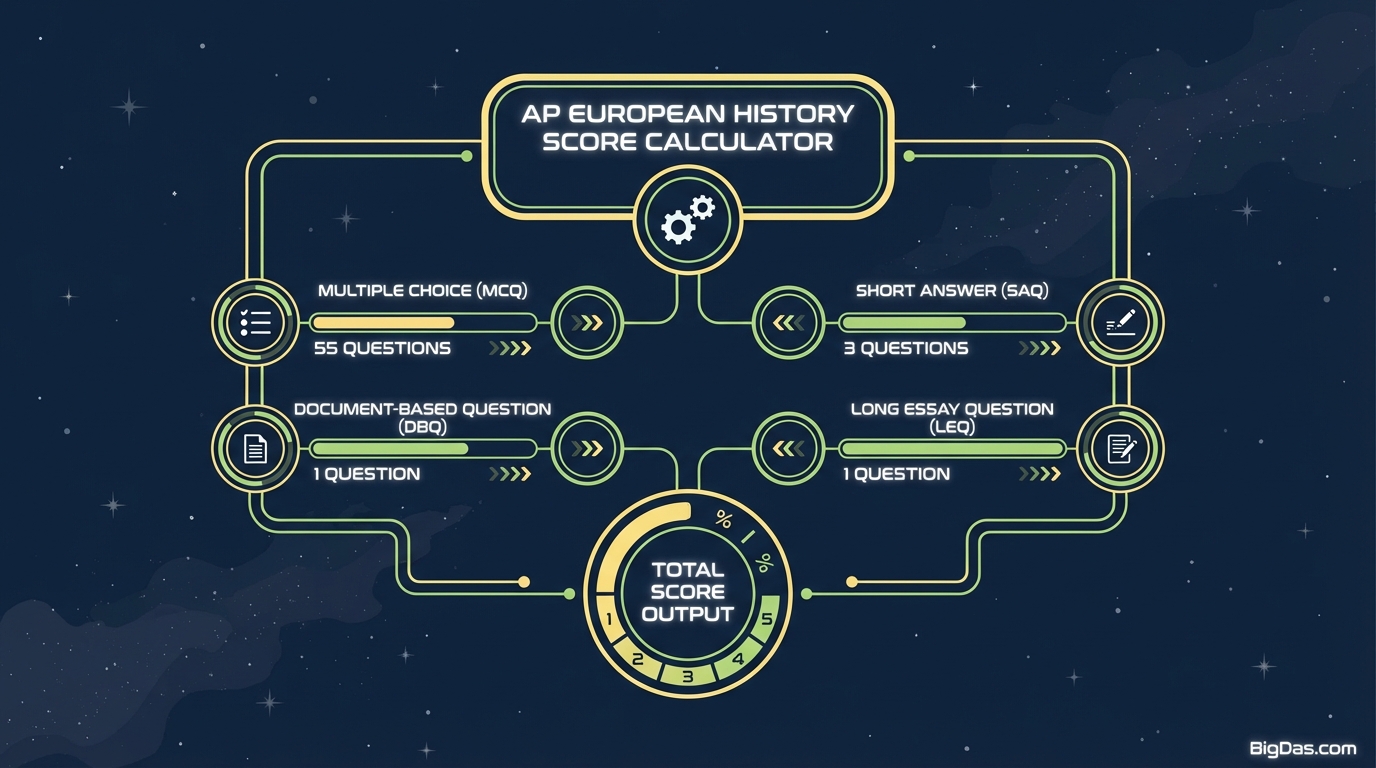 AP European History Score Calculator Header Image