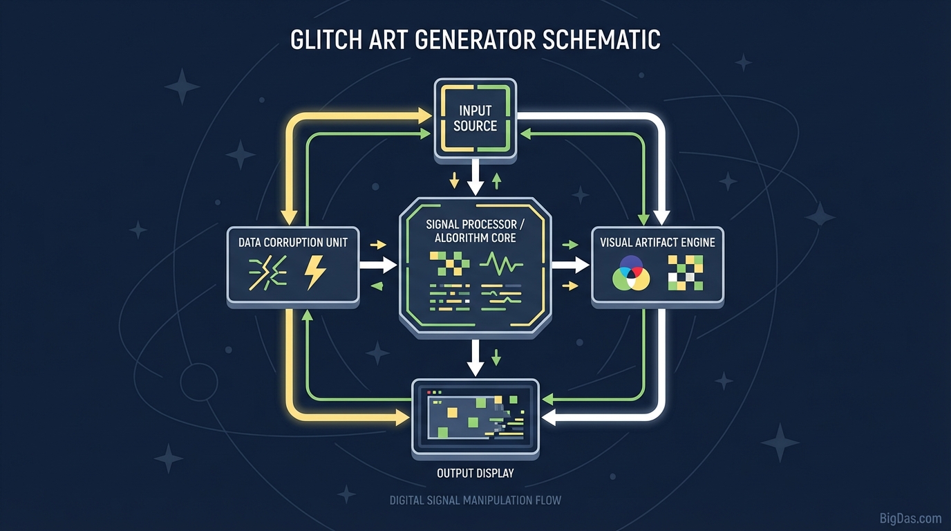 Glitch Art Generator Header Image