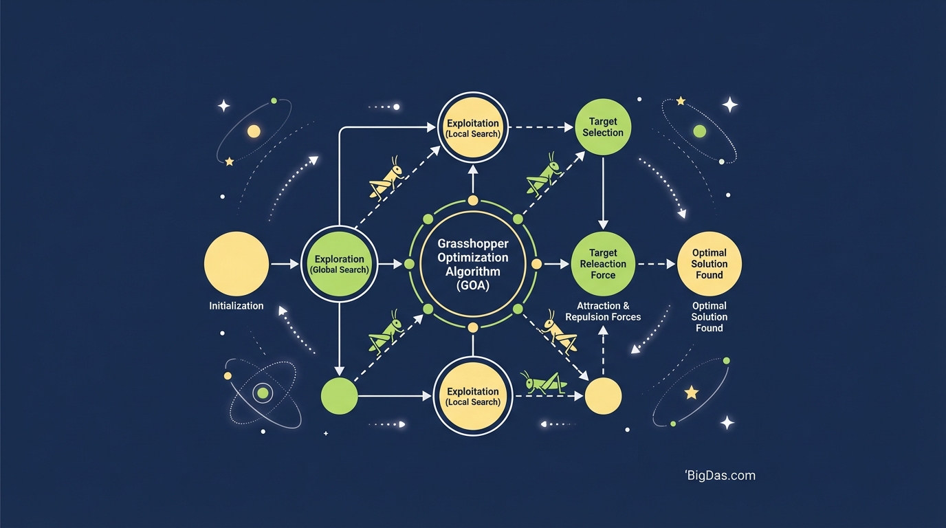 Grasshopper Optimization Algorithm (GOA) Header Image