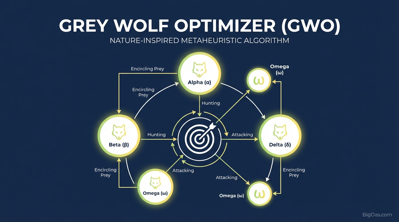 Grey Wolf Optimizer (GWO) Header Image
