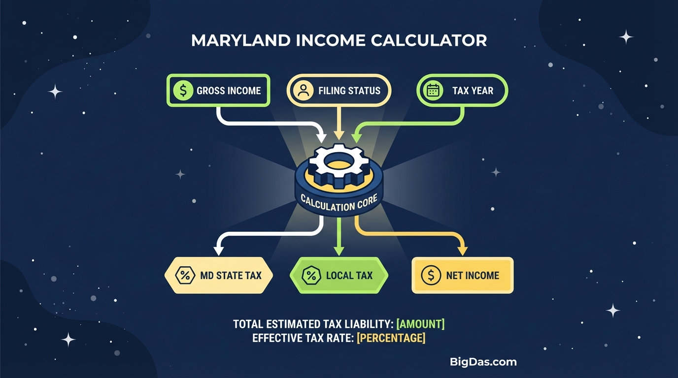 Maryland Income Calculator Header Image