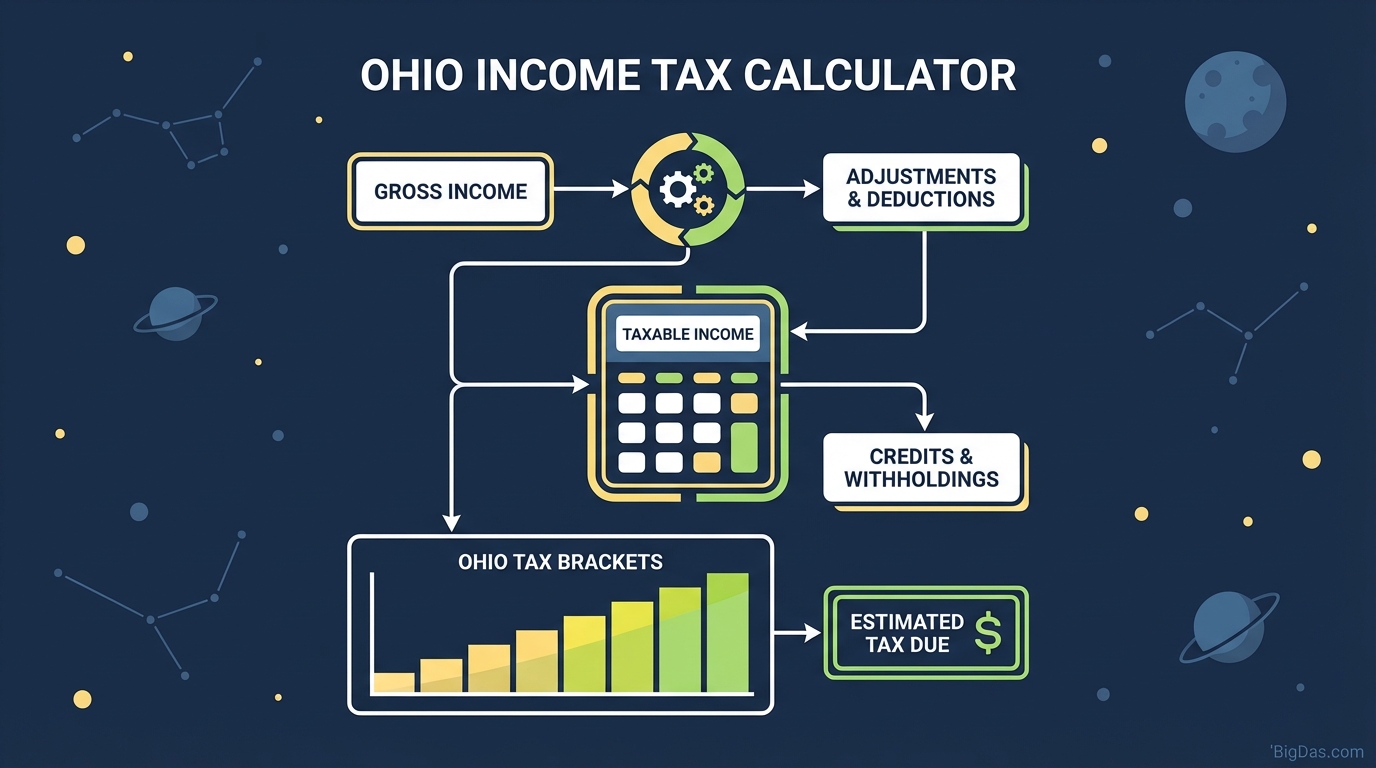 Income Tax in Ohio Calculator Header Image