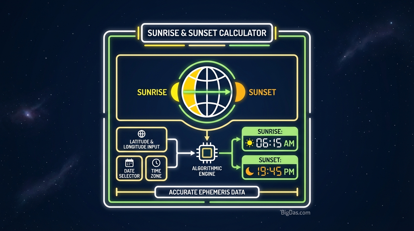 Sunrise & Sunset Calculator Header Image