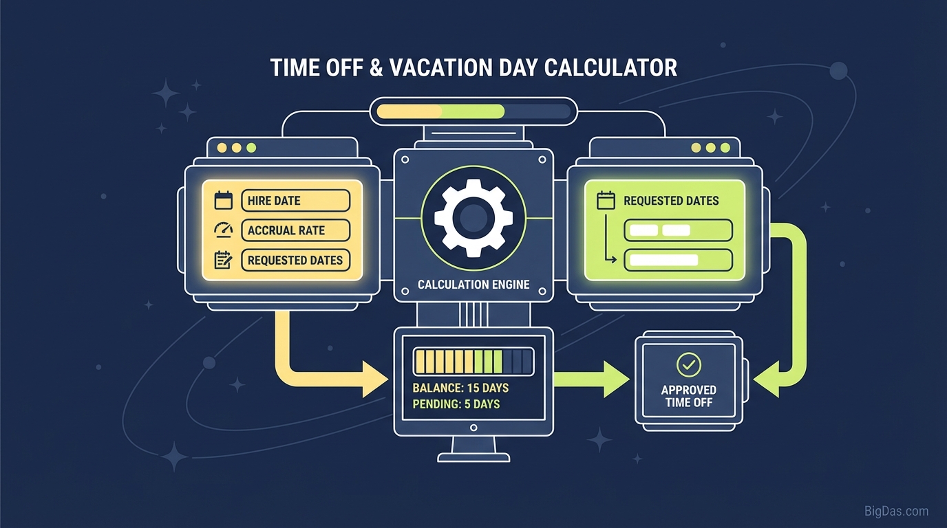 Time Off & Vacation Day Calculator Header Image