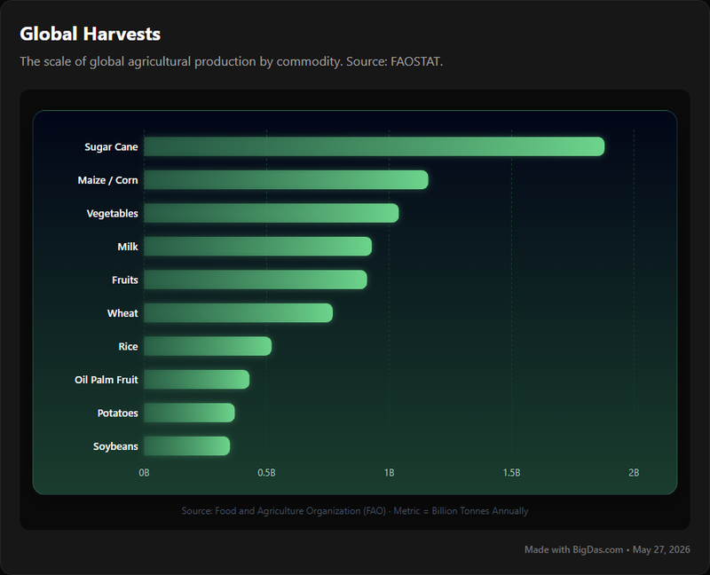 Global Food Production Chart